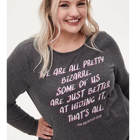 torrid Tops - Torrid 3x The Breakfast Club Sweatshirt NWT